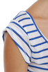 Billabong Dreaming Big Blue and White Striped Top