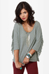 Billabong At Last Grey Fringe Top