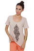Billabong Miles and Miles Beige Print Top