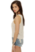 Billabong Break Loose Distressed Ringer Tank Top