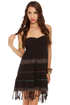 Billabong Stompless Beat Black Bandeau Dress