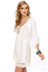 Billabong Luv Yourself White Lace Shift Dress