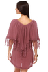 Billabong Washed Up Maroon Poncho Dress