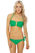 Money Honey Green Bandeau Bikini