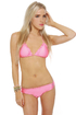 Strawberry Splash Pink String Bikini