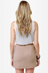 Undersea Casino Taupe Sequin Skirt
