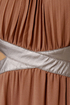 Cast in Bronze Brown Halter Dress