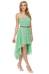 Blaque Label Aeriform Strapless Mint Green Dress