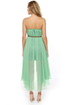 Blaque Label Aeriform Strapless Mint Green Dress