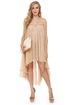 Blaque Label Aeriform Strapless Beige Dress