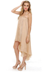 Blaque Label Aeriform Strapless Beige Dress