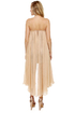 Blaque Label Aeriform Strapless Beige Dress