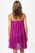 Blaque Label Anthology Strapless Magenta Dress