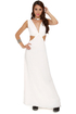 Blaque Label More or Backless Ivory Maxi Dress