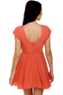 Blaque Label West Side Glory Coral Orange Dress