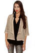 Blaque Label Studfest Studded Beige Jacket