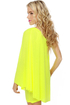 Leaves of Sass Neon Yellow Dress