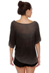 Brandy Melville John Galt Luxure Distressed Grey Top
