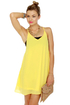 Tank It Easy Yellow Dress