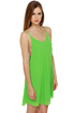 Tank It Easy Lime Green Dress