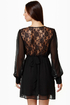 On a Vamp-age Black Lace Dress