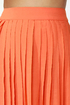 Crowd Pleats-er Orange Pleated Skirt