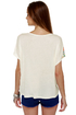 WkShp Temple Ivory Print Crop Top