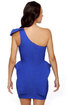 Marry the Night One Shoulder Blue Dress