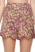 Darling Sinead Purple Print Shorts