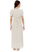 Darling Evelyn Embroidered Grey Maxi Dress