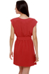 Passing the Test Striped Red Dress