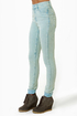 Cheap Monday Second Skin Blue Corduroy Skinny Pants