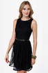...And Everything Nice Black Lace Dress