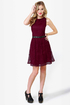 ...And Everything Nice Burgundy Lace Dress