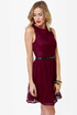 ...And Everything Nice Burgundy Lace Dress