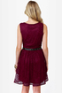 ...And Everything Nice Burgundy Lace Dress
