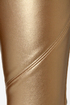Leader of the Pack Gold Vegan Leather Leggings