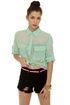 Kriss Kross Mint Green Top