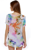 Fleur For Sure Sheer Floral Print Top