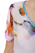 Fleur For Sure Sheer Floral Print Top