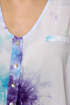Cosmic Storm Purple Tie-Dye Top