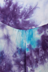 Cosmic Storm Purple Tie-Dye Top
