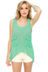 Ikebana Sheer Mint Top