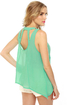 Ikebana Sheer Mint Top