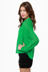 All of a Stud-den Sheer Green Top
