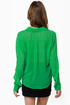 All of a Stud-den Sheer Green Top
