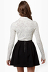 Magnolia Monday Cream Lace Top