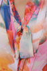Lotus Sutra Sheer Print Top