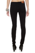 Moves Like Jagger Black Jeggings