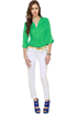 Moves Like Jagger White Jeggings